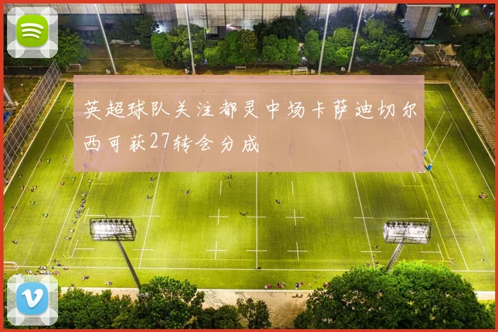 英超球队关注都灵中场卡萨迪切尔西可获27转会分成